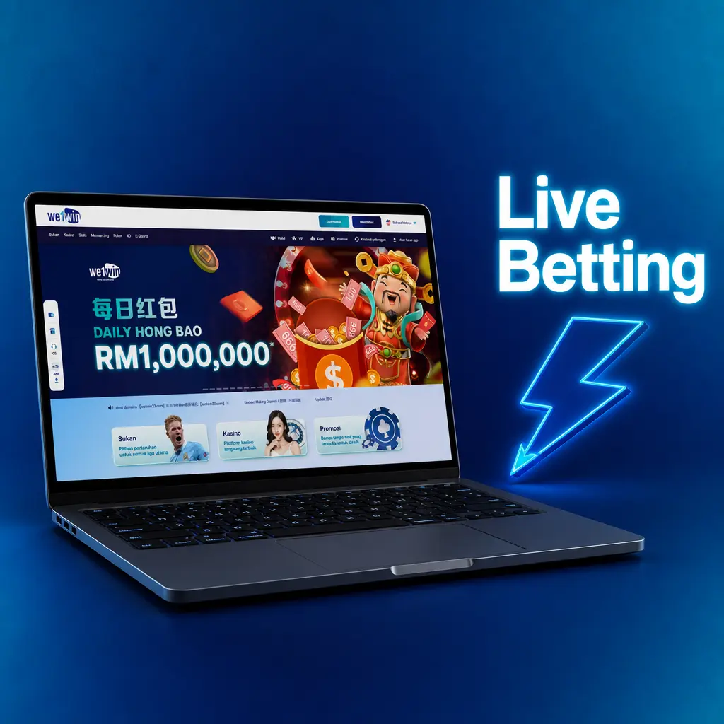 We1Win live betting: real-time odds for football, basketball, tennis, badminton, and esports with instant updates and cash out options.